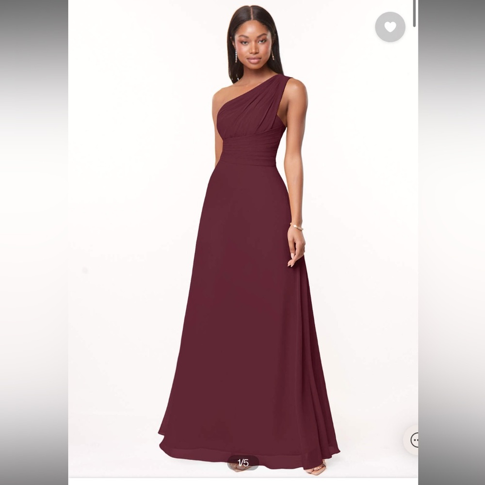 Azazie Ashley Bridesmaid Dress in Cabaret